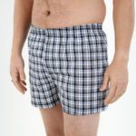 Mens Cotton Boxer Shorts (3 Pair Pack)