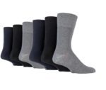 Mens Gentle Grip Socks (3 Pair Pack)