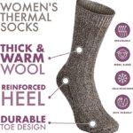 Thermal Wool Blend Socks (3 Pair Pack)