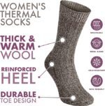 Thermal Wool Blend Socks (3 Pair Pack)